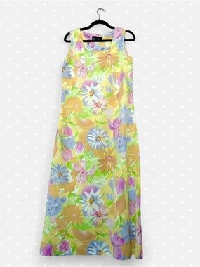 Bright Floral Maxi Dress